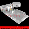 Saria provide trade show booth system for IGEL Beauty, 3D exhibition booth design system from Shanghai stand factory